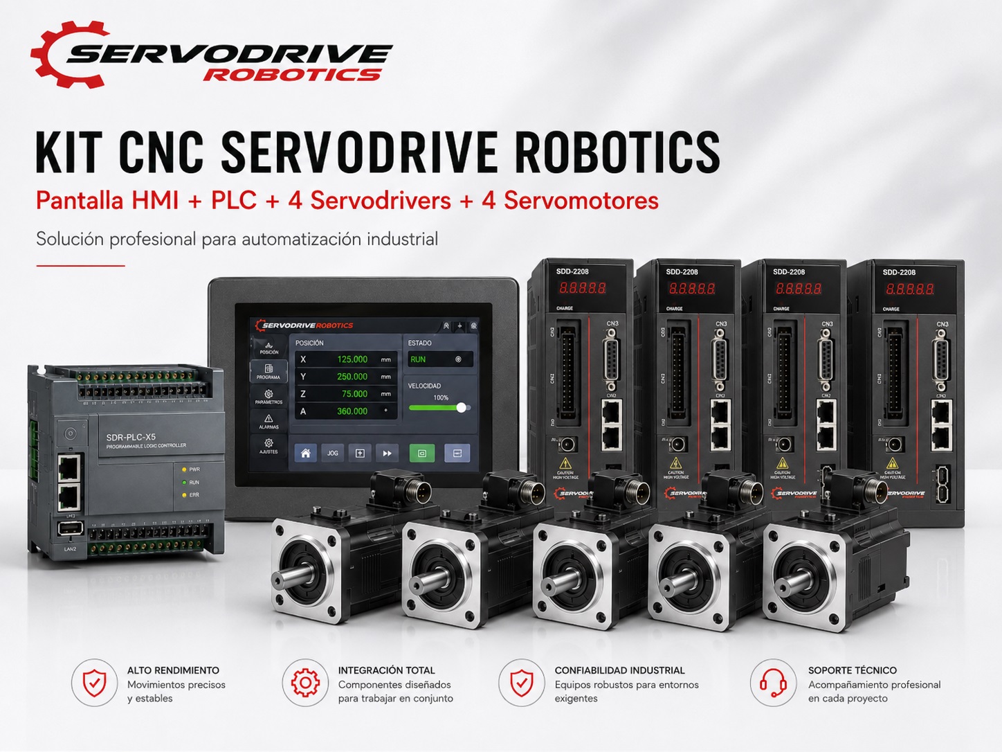Kit servomotor y servodriver